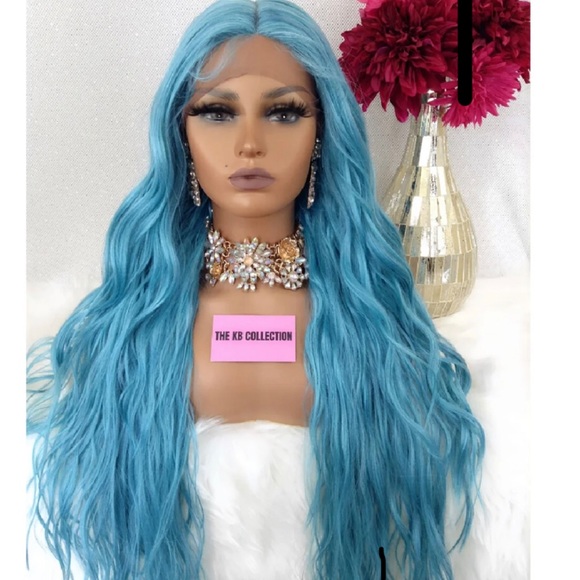 Blue Lace Front Wig